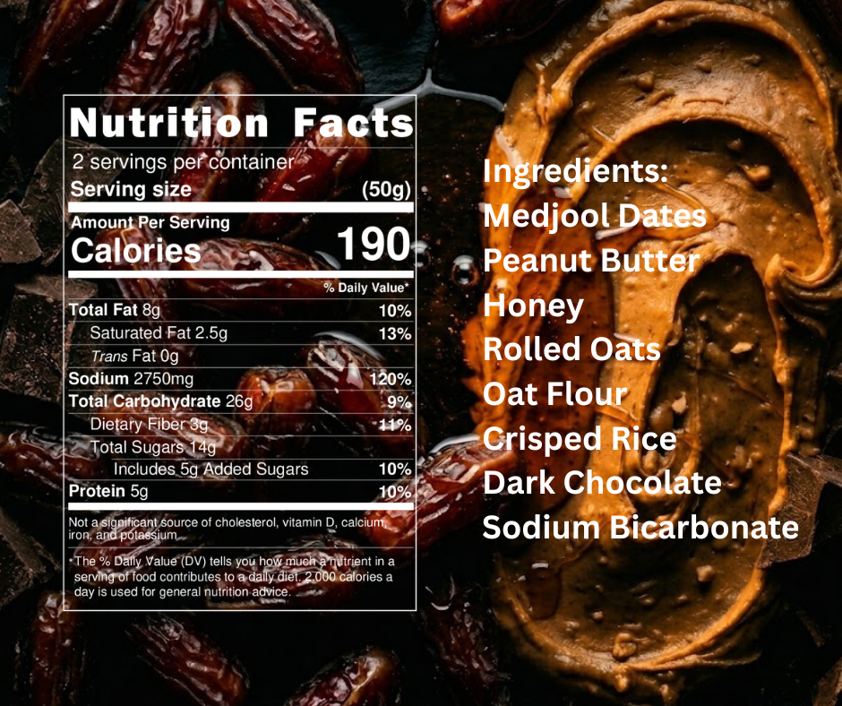 BiCarb Bars 21g - Chocolate Peanut Butter